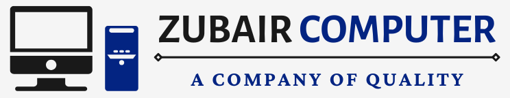 Zubair Computer Horizontal Logo Light