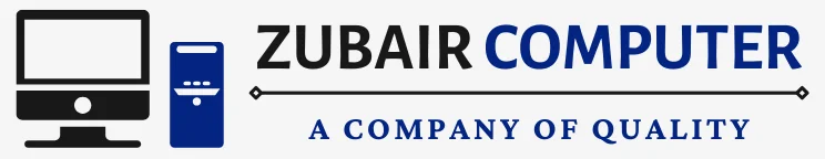 Zubair Computer Horizontal Logo Light